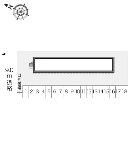 ★手数料０円★入間市狭山台　月極駐車場（LP）